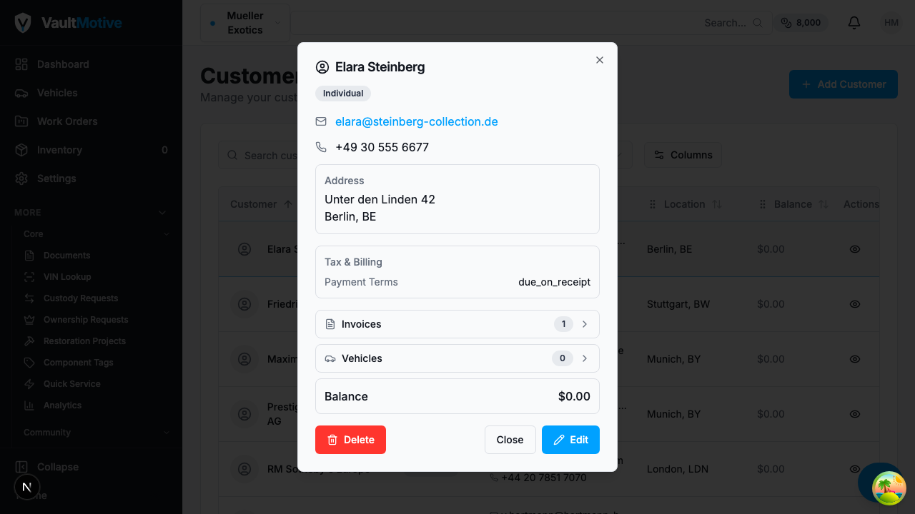 Customer Management