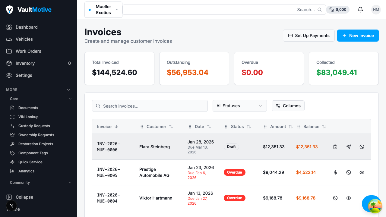 Professional Invoicing
