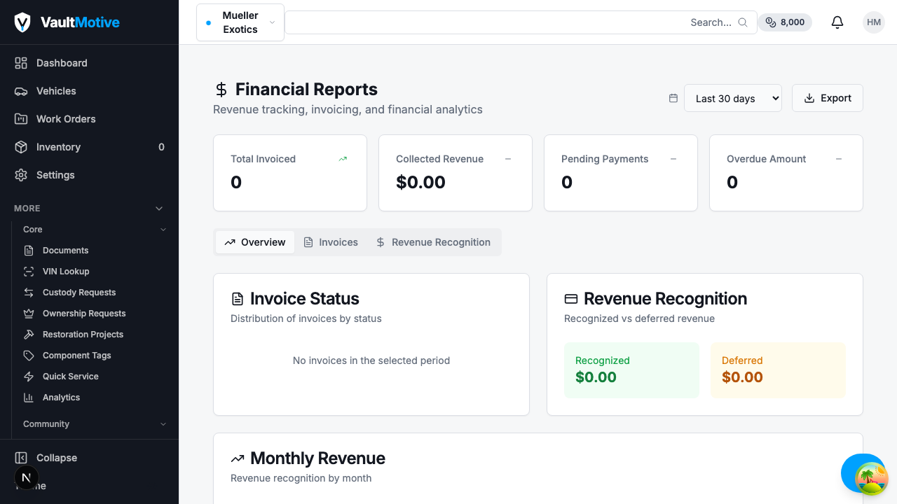 Report Export & Build Sheets
